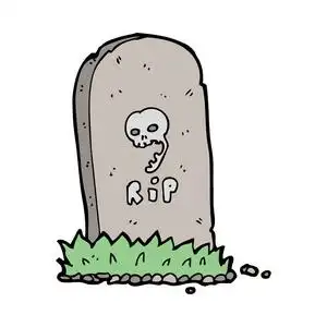 卡通墓碑图片