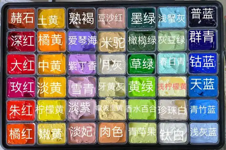 米娅颜料又换新包装啦米娅水粉颜料