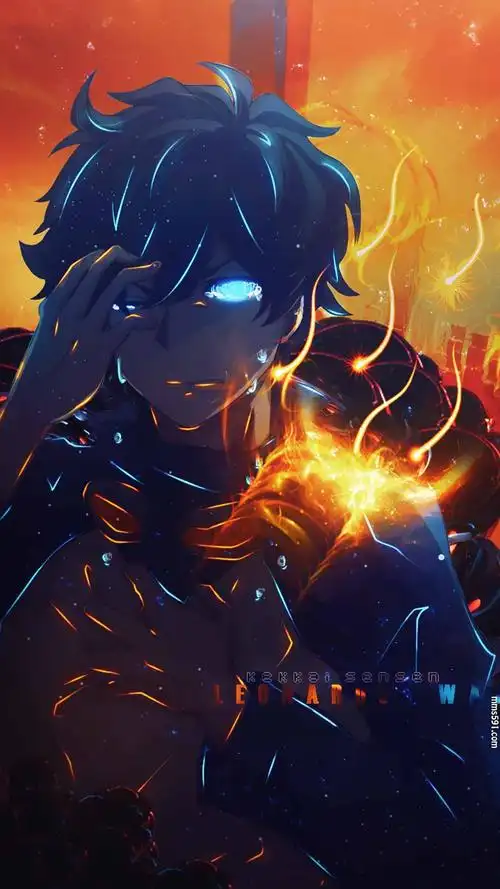 血界战线男主角莱昂纳多沃奇神之义眼手机壁纸竖屏1080图片集(4)