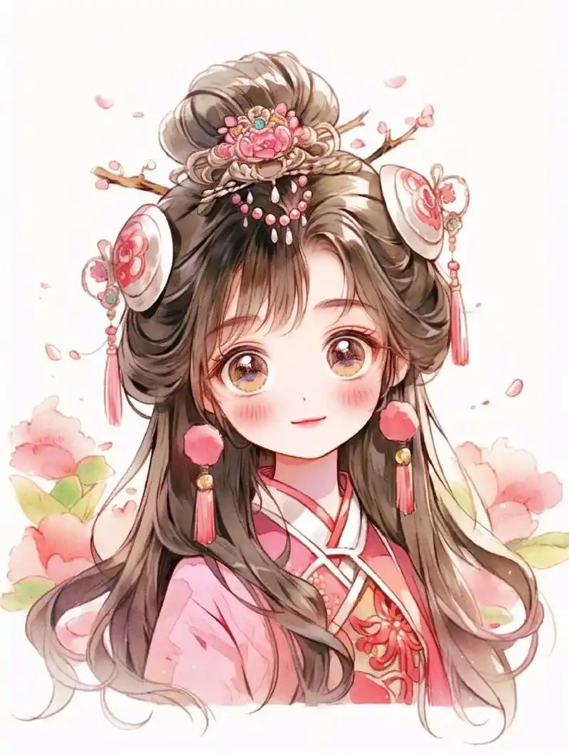 q版古风女生头像