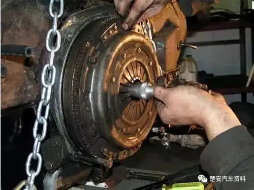 安装离合器非常有技巧的挺实用的