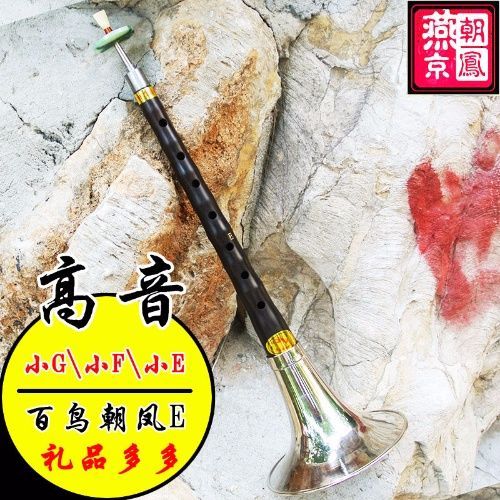 百鸟朝凤 高音乌木小海笛efg调唢呐乐器成人专业民族吹奏乐器送哨