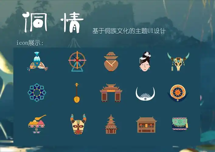 基于侗族文化的手机主题ui设计