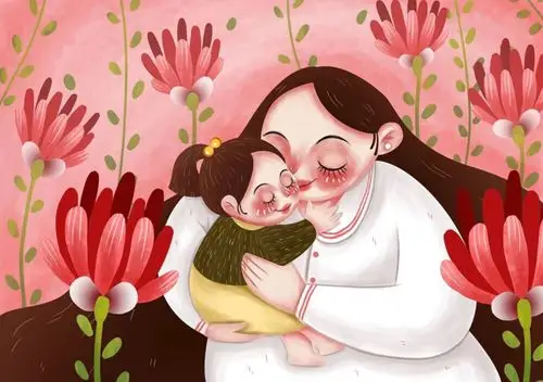 母亲节插画