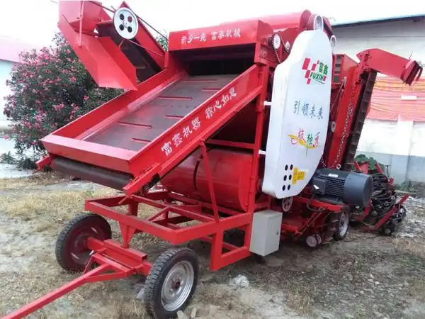 富鑫4hz1300gsa型干湿两用清选花生摘果机