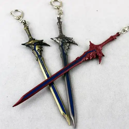 古剑奇谭 天墉城红玉佩剑 带铁鞘 合金剑扣钥匙扣