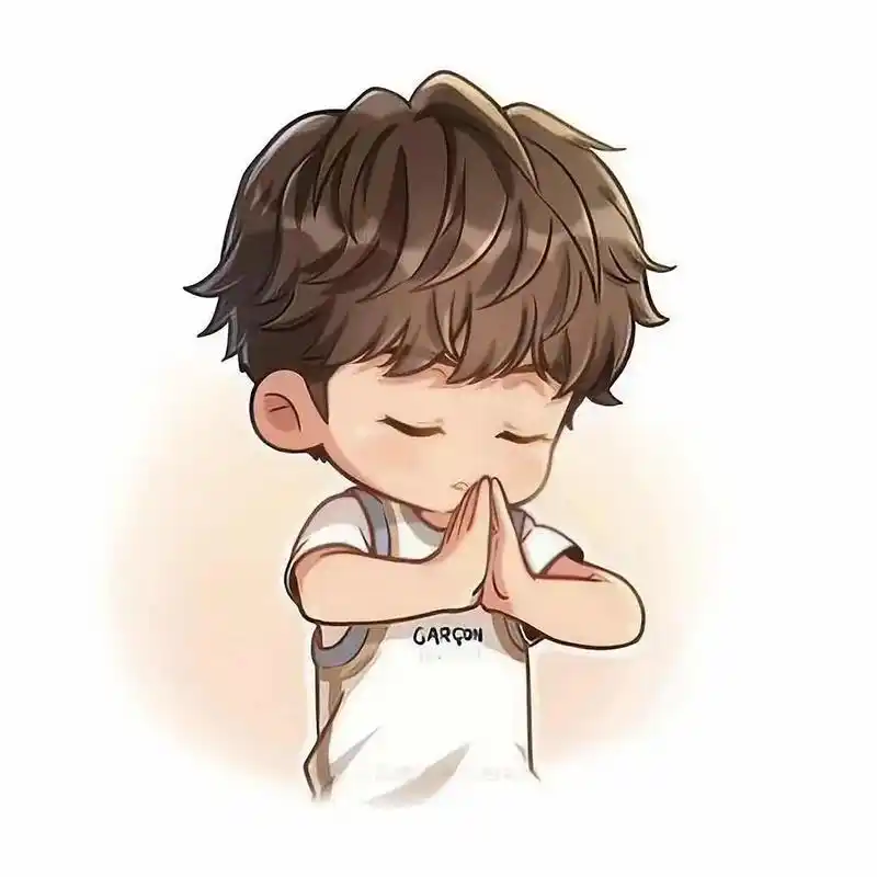 卡通头像 #q版人物 #男生头像 - 抖音