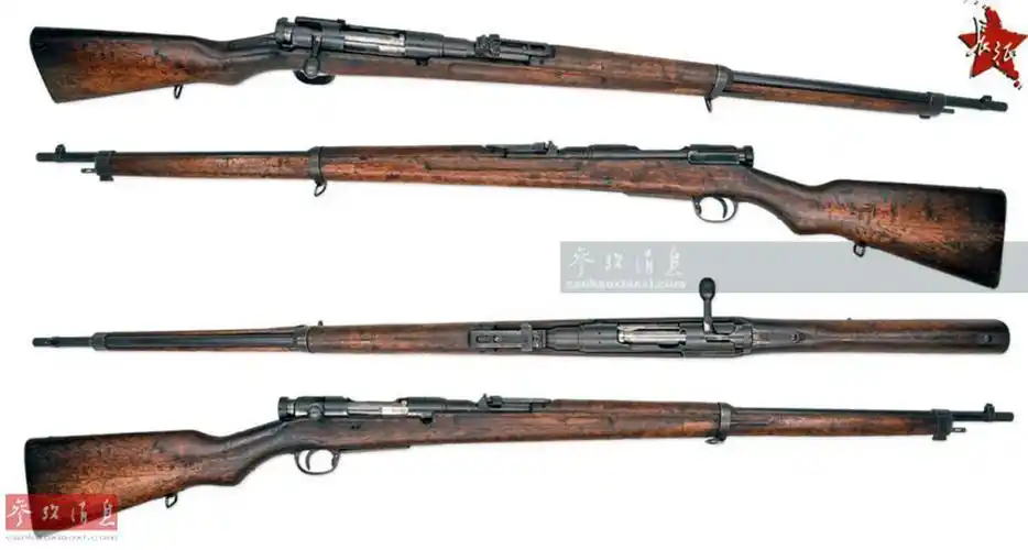 在长征后期,红军还从敌人手中大量缴获过俗称"三八大盖"的日本6.