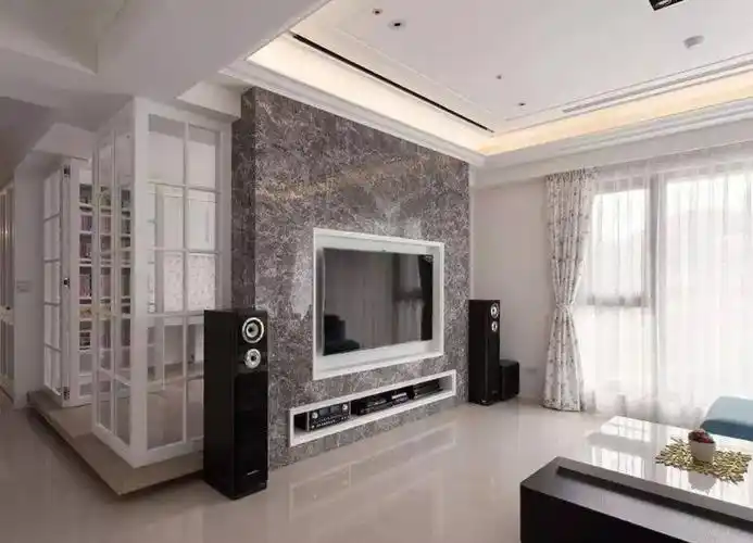 30款大理石电视背景墙设计,大气又不失礼!