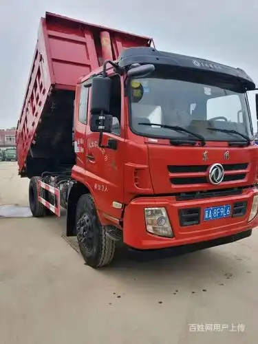 个人急卖国五新款东风4.5米蓝牌自卸车 原版车况