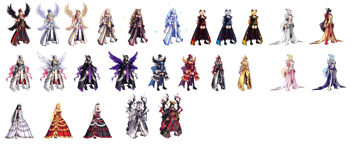 【哔哔盒子】女鬼剑全时装改全系天空 - dnf | 模型资源 - 虾哥论坛