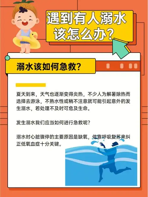急救知识遇到有人溺水该怎么办