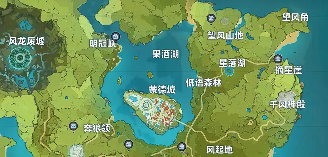 原神蒙德地灵龛位置分布图一览蒙德地灵龛位置大全