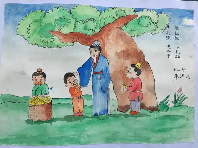活动八】国学润童年,经典伴成长--临潼区任留中心幼儿园国学绘画展