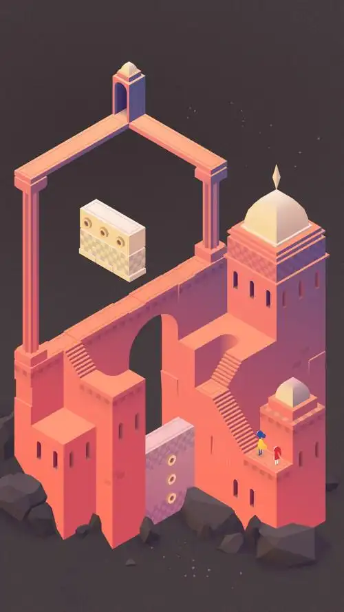 手机壁纸 纪念碑谷2 自截图