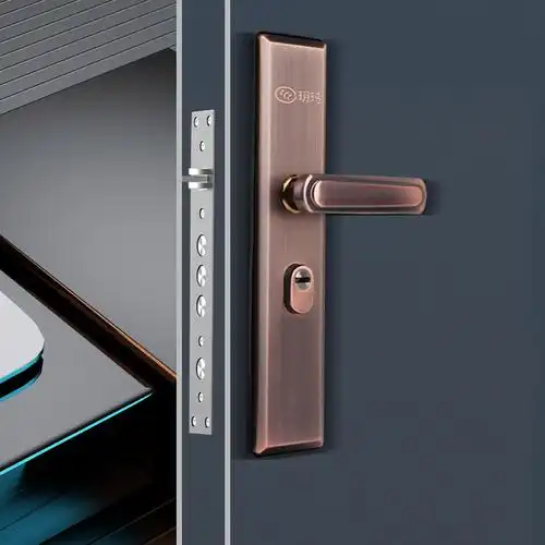 玥玛防盗门锁套装家用通用型大门锁室内门锁入户门锁双开门铁门锁大