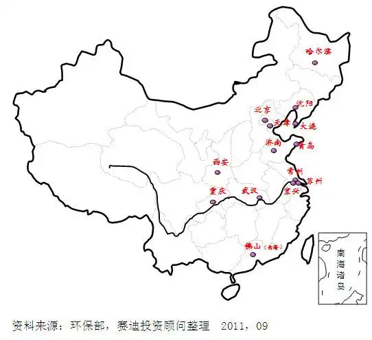 赛迪投资顾问《中国环保产业地图白皮书(2011)》发布