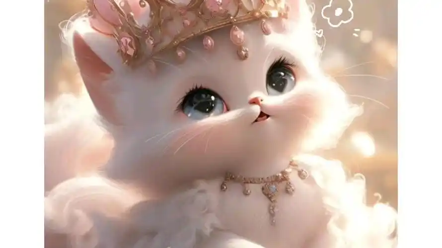 超治愈头像可爱公主猫咪