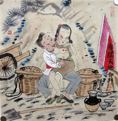 郜科的画国家一级美术师郜科作品阅尽人间春色