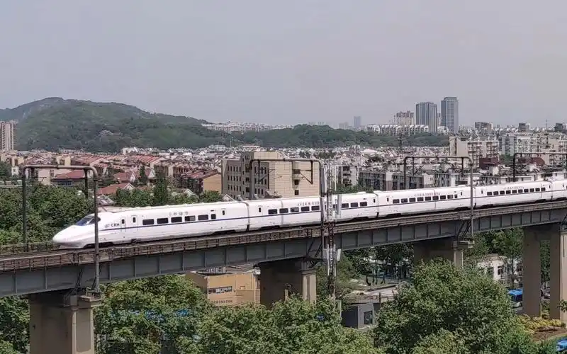 【铁路】京沪线南京长江大桥一小时延时摄影