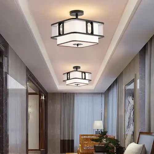 过道灯走廊灯现代简约吸顶灯家用大气中国风卧室灯入户门厅玄关灯