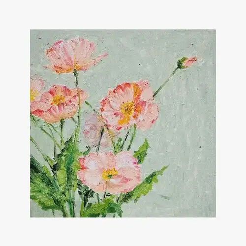 油画棒花卉|插画|创作习作|没头脑和很高兴 - 原创作品 - 站酷 (zcool