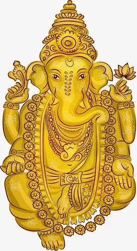 泰国旅游象神手绘简约装饰元素设计