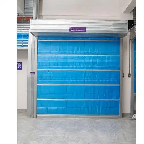 特级双轨无机布防火卷帘门