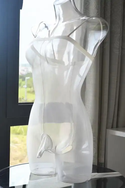 情侣夫妻油亮j套连体袜性感透明超薄全身丝袜u凸囊袋情趣连身袜开裆