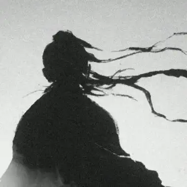 动漫头像男生武侠高清水墨风格的古风武侠剑客头像微信图片