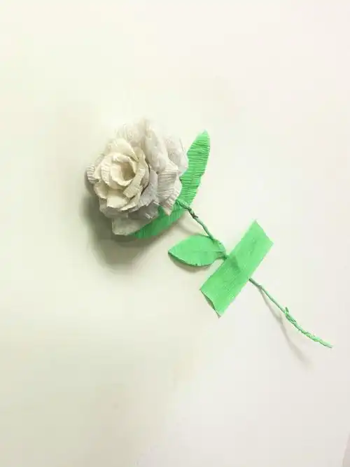 皱纹纸花手工花卉低成本做花