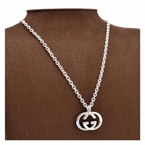 gucci/古驰 925纯银双g搭扣项饰50cm 190484j84008106