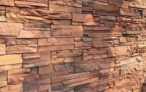 农村自建别墅外墙装饰新宠儿-仿石砖