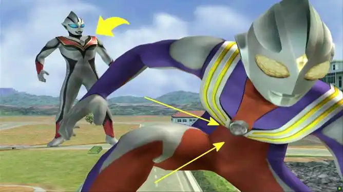 迪迦和邪恶迪迦能量灯都不亮了,还能坚持战斗,2个丧尸奥特曼?