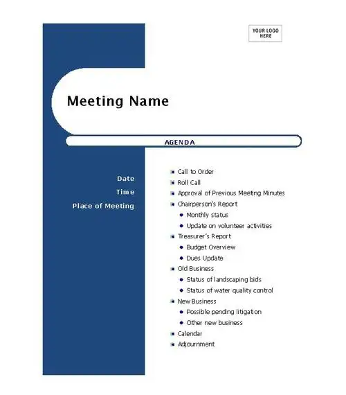 46 effective meeting agenda templates