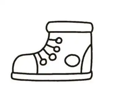 画正面穿鞋子简笔画画法男式皮鞋简笔画画男式皮鞋的简单画法男士皮鞋