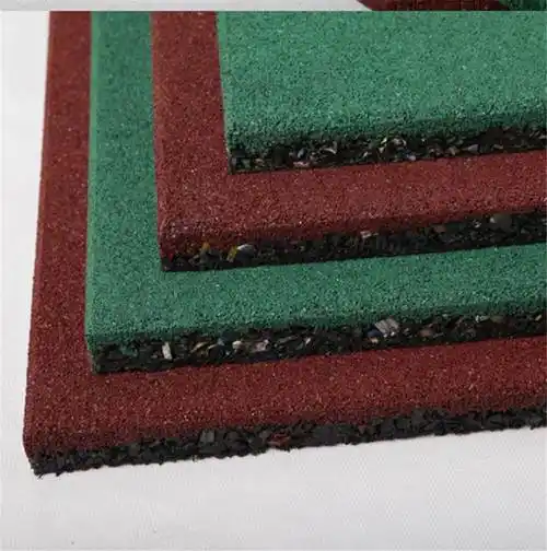 湖南株洲室外防水防滑减震用户外橡胶地垫幼儿园跑道健身房地板