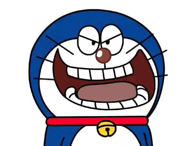 临摹的超清哆啦a梦表情包