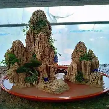 吸水石假山盆景图片大全欣赏(吸水石假山盆景图片大全 小型)