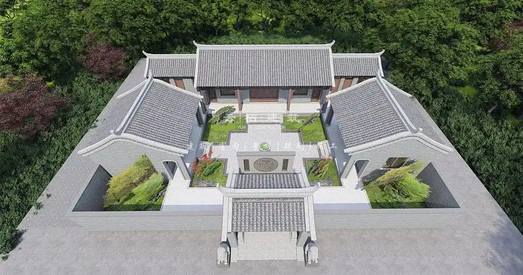 9款国人都爱的一层三合院,第7款很有大家风范