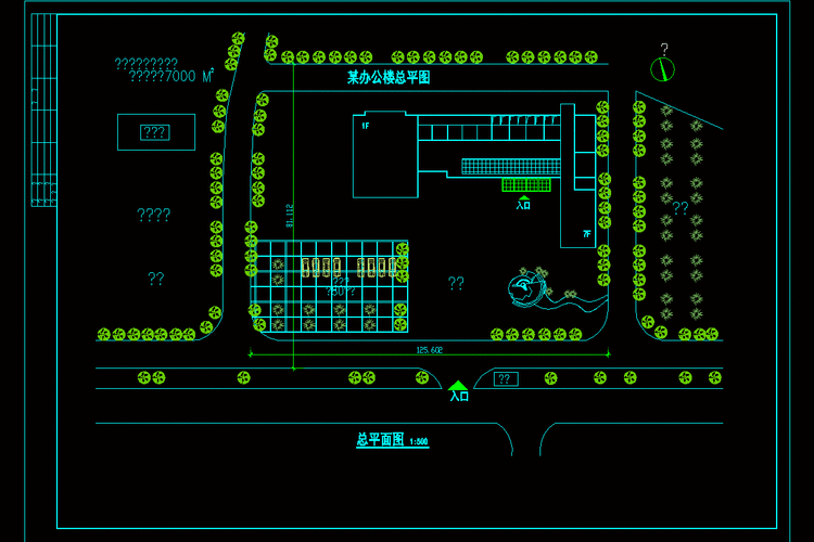 某厂行政办公楼建筑设计【含cad图纸 文档】