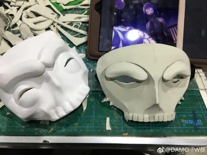 fgo#静谧哈桑面具原型完工 来自fw月羽 - 微博