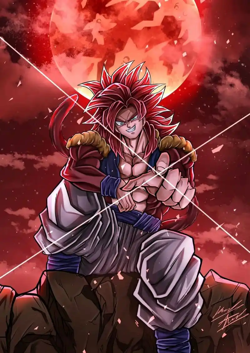 龙珠超级炫酷壁纸,来自某位同人画师作品