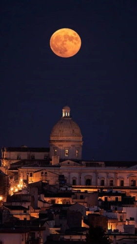 西西里的浪漫夜色,锁屏图片,高清手机壁纸,风景-回车桌面