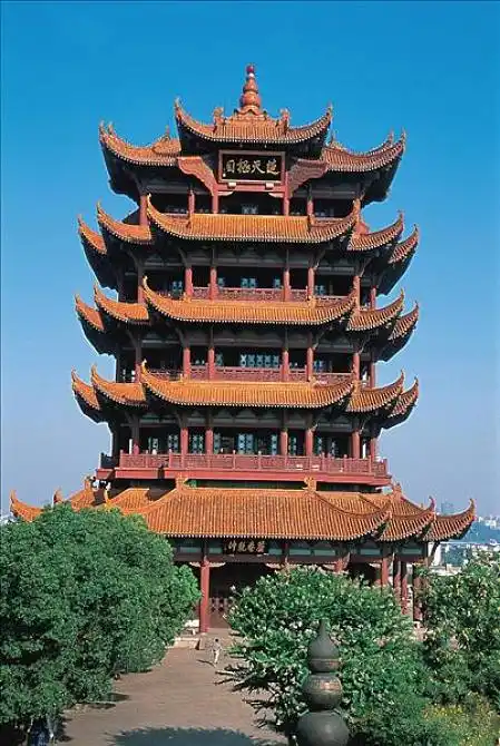 黄鹤楼武汉标志古代建筑首建于公元223年后重建