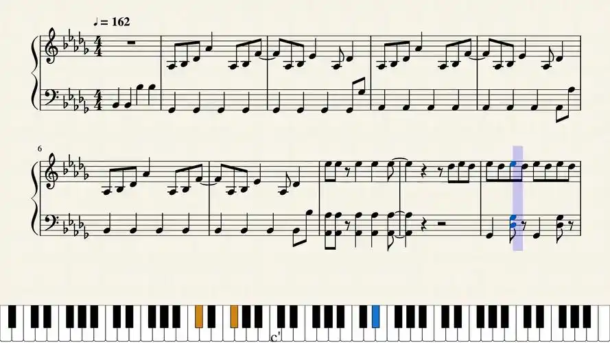 seventeen - together 【钢琴谱】