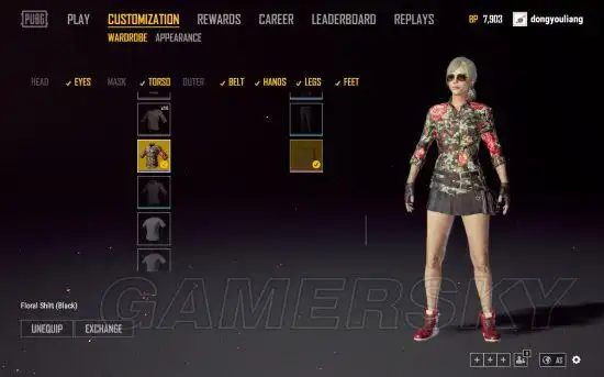 绝地求生黑裙子及各类短裤搭配指南绝地求生黑裙子怎么搭配