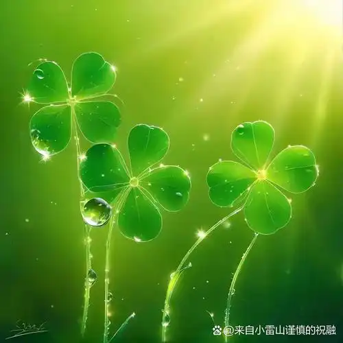 美丽的四叶草头像,四叶草被称为幸运草
