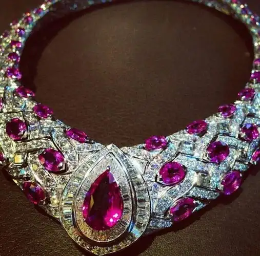 格拉夫钻石红宝石项链