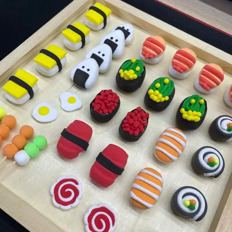 超轻粘土寿司97 开饭啦 吃货の寿司便当91